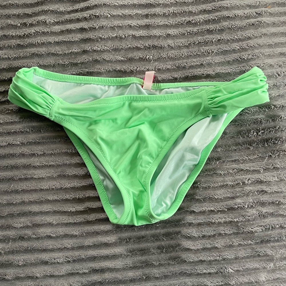 Victoria’s Secret Swim Bikini Bottom - Large, Bright Honeydew Green